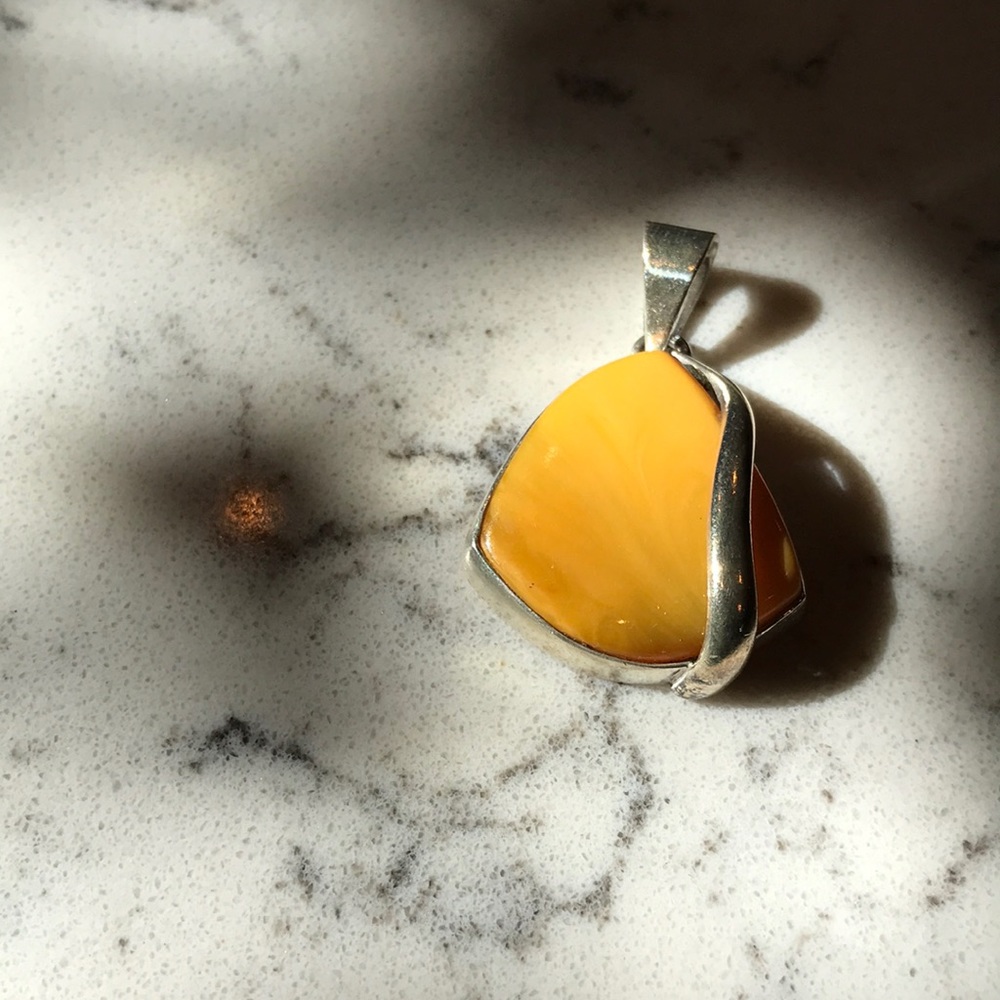 Boho Amber Necklace